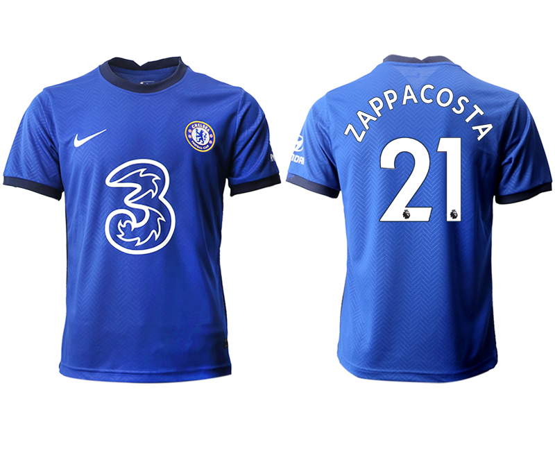 Men 2020-2021 club Chelsea home aaa version #21 blue Soccer Jerseys